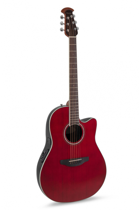 Ovation CS24-RR Celebrity Standard Mid Cutaway Ruby Red elektroakustick kytara