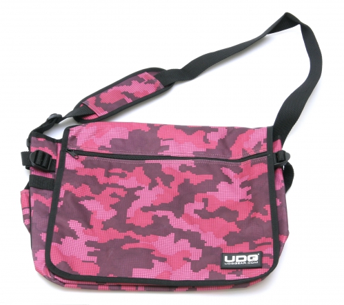 UDG Courier Bag 40LP′s Digital Camo Pink