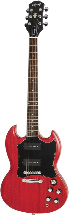 Epiphone SG Classic Worn P-90 Worn Cherry