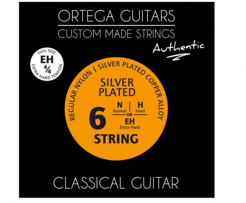 Ortega NYA44H Regular Nylon 4/4 Authentic Extra Hard Tension struny pro klasickou kytaru