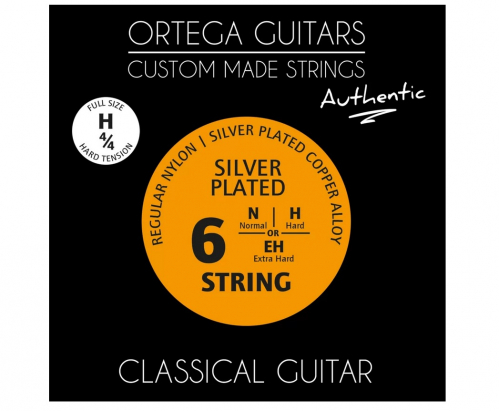 Ortega NYA44H Regular Nylon 4/4 Authentic Hard Tension struny pro klasickou kytaru