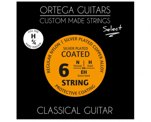Ortega NYS44H Regular Nylon 4/4 Select Hard Tension struny pro klasickou kytaru