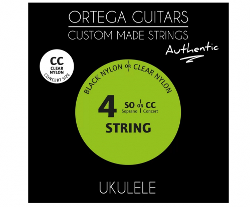 Ortega UKA-CC Clear Nylon Authentic struny pro koncertn ukulele