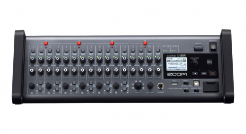 Zoom L-20R LiveTrak zvukov rozhran, mixr, rekordr
