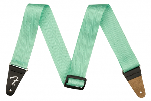 Fender 2″ Am Pro Seat Belt Strap Mystic Surf Green kytarov popruh