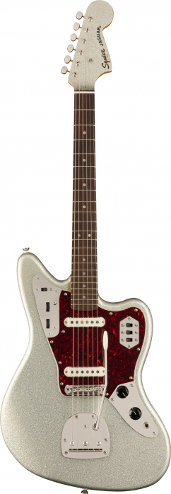 Fender Squier FSR Classic Vibe 60′s Jaguar LRL Silver Sparkle elektrick kytara