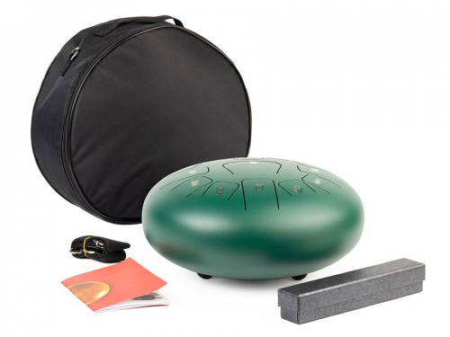 Hayman HTD1213GN Steel Tongue Drum 12′′ bicí nástroj Hayman HTD1213GN Steel Tongue Drum 12′′ bicí nástroj