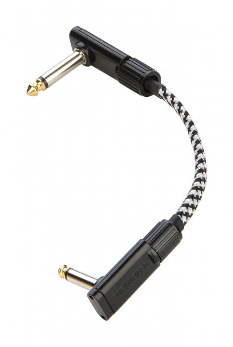 RockBoard Flat Patch Cable Salt&Pepper Tweed Series 10 cm