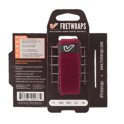 Gruvgear Fretwraps SM Burgundy