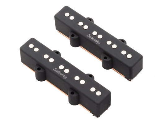 Sadowsky J/J-Style Bass Pickup Set, Noise-Cancelling, Stacked Coil, 5-String - Bridge & Neck