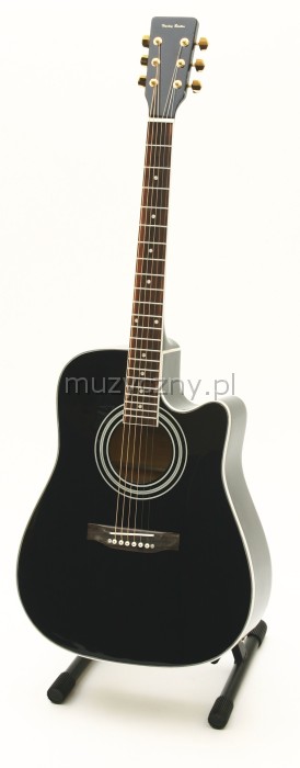Harley Benton HBD120CE-BK elektricko-akustick kytara