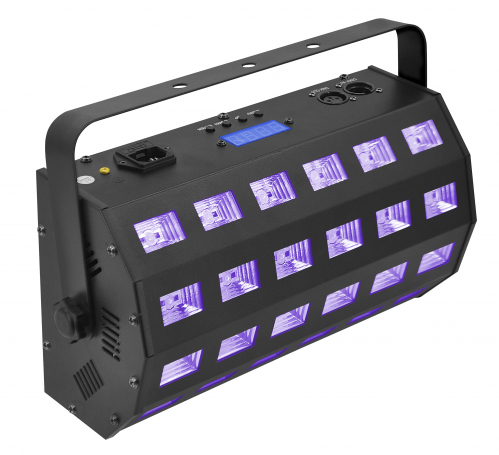 LIGHT4ME UV 24 + STROBE DMX - panel, nawietlacz ultrafioletowy i stroboskop LED