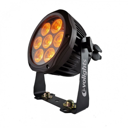 EVOLIGHTS GLACIER 7 LED - PAR 7x10W RGBWA-UV zewntrzny reflektor IP65