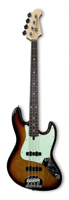 Lakland Skyline 44-60 Bass, 4-String - Three Tone Sunburst Gloss