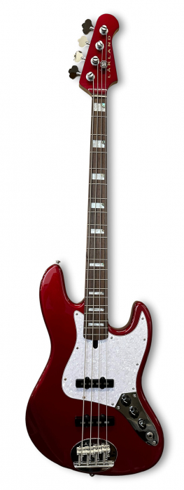 Lakland Skyline 44-60 Custom Bass, 4-String - Candy Apple Red Gloss