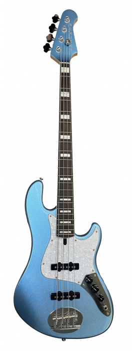 Lakland Skyline Darryl Jones Signature Bass, 4-String - Lake Placid Blue Gloss