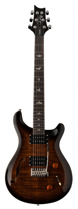 PRS SE Custom 22 Semi Hollow Black Gold Burst