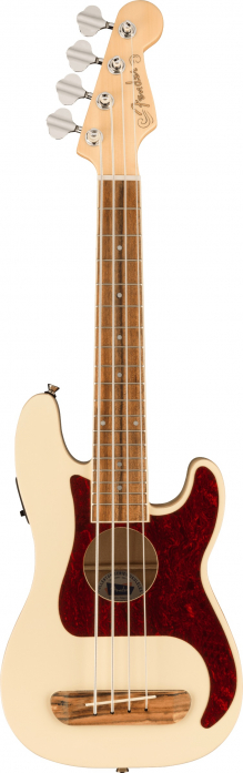 Fender Fullerton Precision Bass ukulele Olympic White ukulele basowe elektroakustyczne