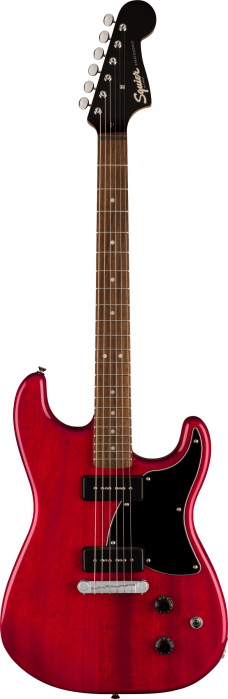 Fender Squier Paranormal Strat-O-Sonic Crimson Red Transparent