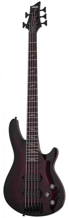 Schecter Omen Elite 5 Black Cherry Burst