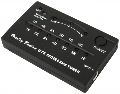 Harley Benton GT6 kytarov tuner
