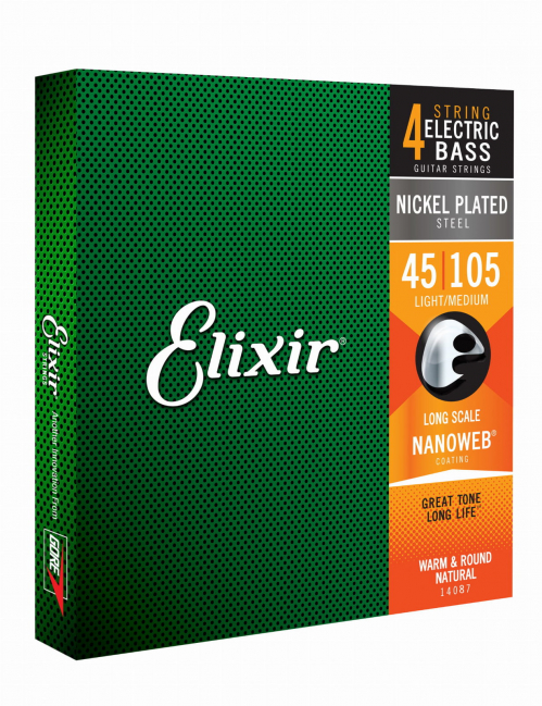 Elixir 14087 NW Extra Long Scale struny na basovou kytaru