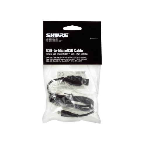 Shure AMV-USB - Kabel MicroB USB -do-USB