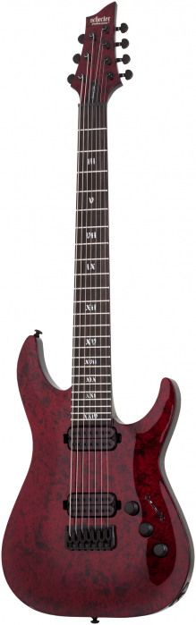 Schecter Apocalypse C-7  Red Reign electric guitar