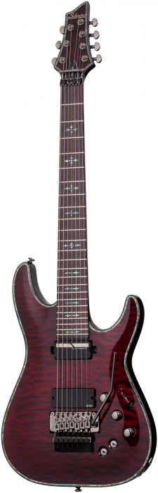 Schecter Hellraiser C-7 FR S Black Cherry electric guitar