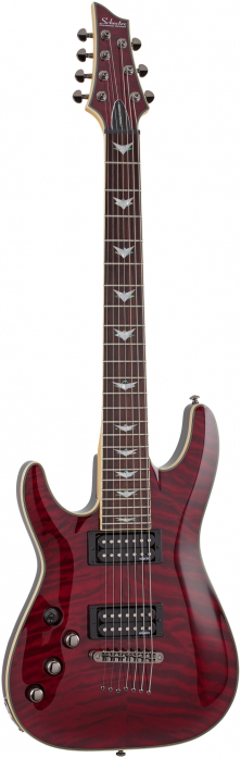 Schecter 2013 Omen Extreme 7 Black Cherry gitara elektryczna leworczna