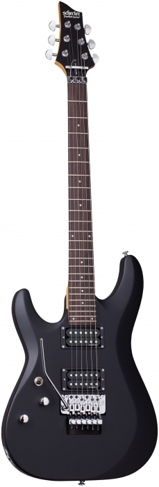Schecter 436 C-6 Deluxe FR Satin Black gitara elektryczna leworczna