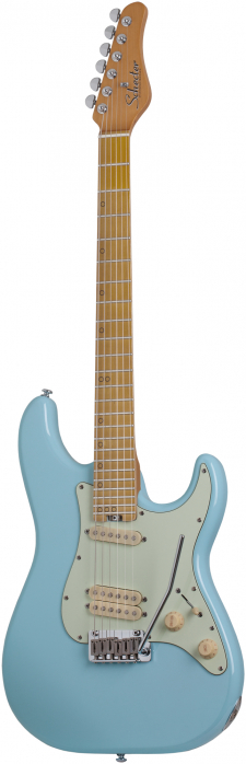 Schecter  MV-6 Super Sonic Blue  electric guitar
