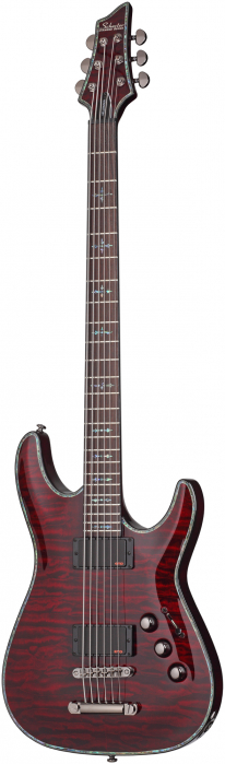 Schecter Hellraiser C VI Baritone  Black Cherry  electric guitar