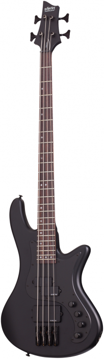 Schecter Stiletto Stealth-4 Satin Black bass guitar