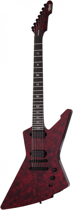 Schecter Apocalypse E-7 7-Saiter  Red Reign electric guitar