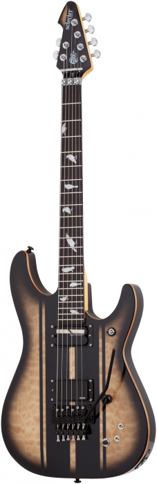 Schecter Signature DJ Ashba Natural Black Burst electric guitar