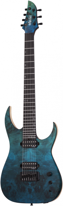 Schecter Signature Keith Merrow KM-7 MKIII Artist Lagoon Fade   electric guitar