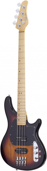 Schecter CV-4  3-Tone Sunburst bass guitar