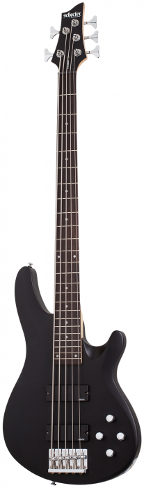 Schecter C-5 Deluxe Satin Black bass guitar