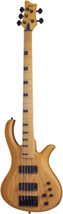 Schecter Riot Session-5  Aged Natural Satin  bass guitar