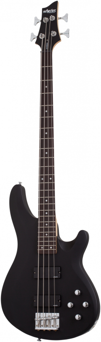 Schecter C-4 Deluxe Satin Black bass guitar
