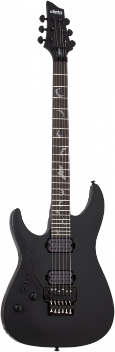 Schecter 2474 Damien 6 FR Satin Black gitara elektryczna leworczna