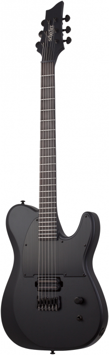 Schecter PT Black Ops Satin Black Open Pore  electric guitar