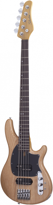 Schecter CV-5 Gloss Natural bass guitar