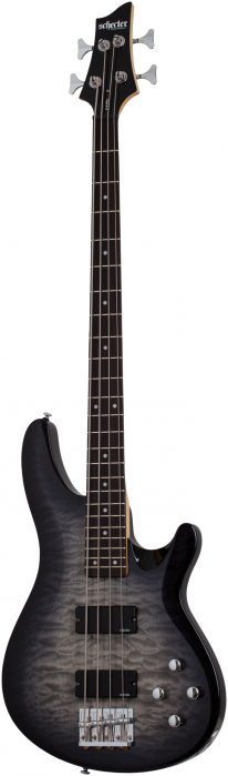 Schecter C-4 Plus  Charcoal Burst bass guitar