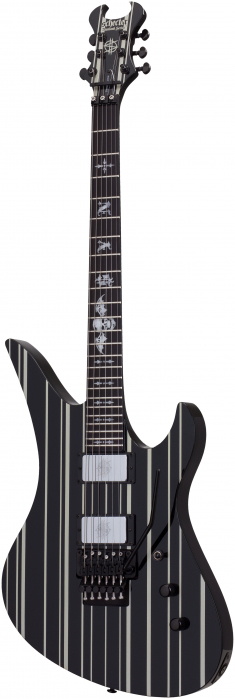 Schecter Signature Synyster Custom FR, Gloss Black/Silver S  electric guitar