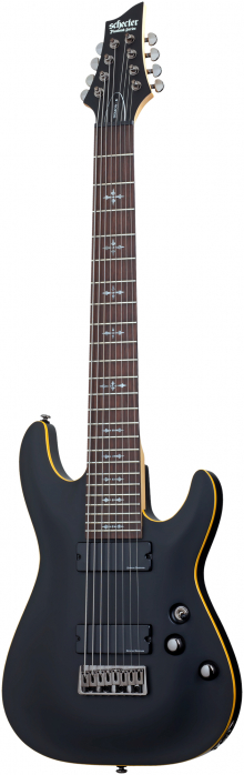 Schecter Demon 8  Aged Black Satin electric guitar