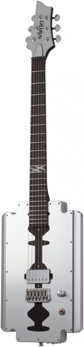 Schecter Signature MGK Razor Blade Metallic Silver  electric guitar