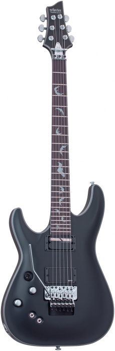 Schecter 1190 Damien Platinum-6 FR S Satin Black gitara elektryczna leworczna