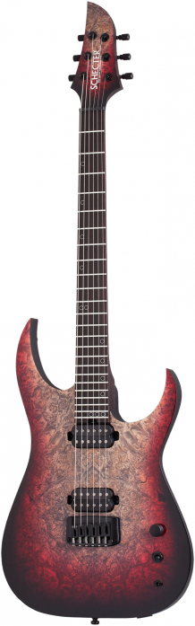 Schecter USA Custom Merrow KM-6 MKIII Pro Bloodlust Crysta  electric guitar